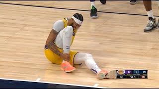 Anthony Davis SCARY Ankle Injury Davis Is Injured For The 426th Time This Season