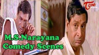 M.S.Narayana Comedy Scenes  Kouravudu Movie