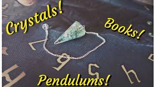 Crystal Haul & Unboxing Crystals Pendulums Books & More