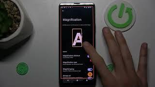 How to AddRemove Magnification on Sony Xperia 10 VI