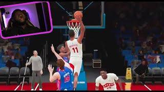 CAUGHT MY FIRST BODY NBA 2K22 Mobile My Career Ep 12