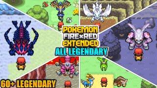 POKEMON FIRE RED EXTENDED 60+ LEGENDARY POKEMON LOCATIONS