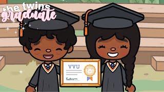 the twins GRADUATE HIGHSCHOOL FINALE  *with voice*  Toca Life World Roleplay