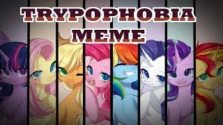 MLP meme Trypophobia  evil Mane 6 + Starlight & Sunset by 是遐音不是暇音