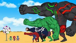 Rescue Evolution Of SPIDERMAN MONSTER & HULK SUPDERMAN  Who Is The King Of Super Heroes ?
