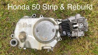 Honda SS50 engine strip down rebuild and start