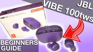 Beginners Guide JBL VIBE100tws How to use truly wireless earbuds