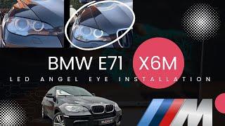 BMW E70E71 X6M LED Angel Eye Installation