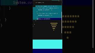 Triangle Star Pattern Java 8 Stream Api #shorts #java #trending #programming #coding #Java8