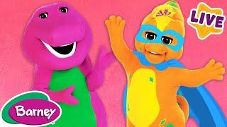  Lets Garden Together  Brain Break for Kids  Full Episodes Live  Barney the Dinosaur