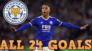 Youri Tielemans - All 24 Goals for Leicester City so far - 2019-2022