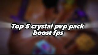 Top 5 crystal pvp pack boost fps 1.16+1.19+