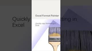 Format Painter tips in Excel #excel #easyaccounting