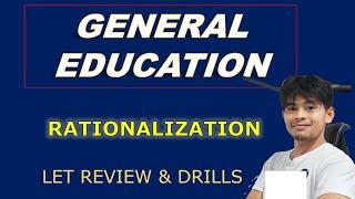 GENERAL EDUCATION FRIDAY DRILLS LET REVIEW RATIONALIZATION