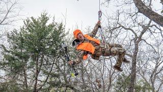 Public Land Deer Hunt using Single Rope Climbing