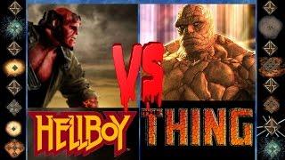 Hellboy Dark Horse Comics vs the Thing Marvel Comics - Ultimate Mugen Fight 2015