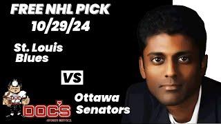 NHL Pick - St. Louis Blues vs Ottawa Senators Prediction 10292024 Best Bets Odds & Betting Tips