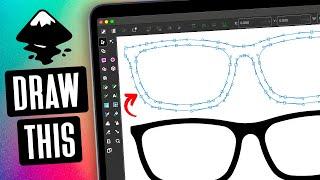 How to draw shapes with complicated contours in Inkscape