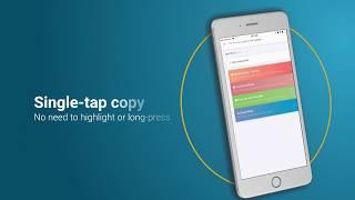 Copy paste and manage text on iPhone - clipboard manager - the Snippeta app