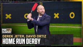 Derek Jeter David Ortiz join the FOX NFL Sunday crew for a home run derby  FOX NFL Sunday