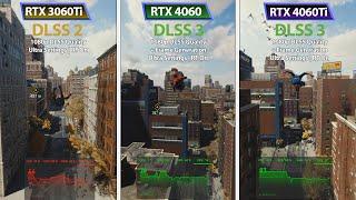 RTX 4060 Framerate Test Review  3060Ti - 4060 - 4060Ti  DLSS ON  OFF Comparison