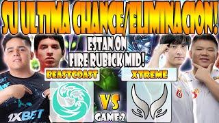 BEASTCOAST VS XTREME GAMING BO2GAME 2ELIMINACION-MOOZ LUMPY VS AME XINQ-RIYADH MASTERS 2024-DOTA