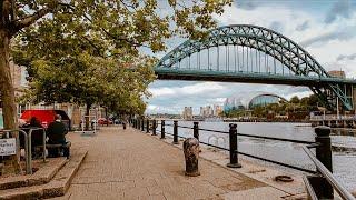 Quayside Newcastle Upon Tyne UK  4K Walking Tour 2020