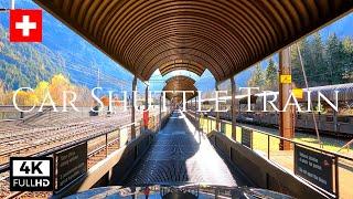 Car Shuttle Train through the Alps