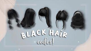 black hair codes for bloxburg 🫶