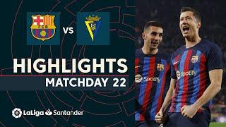 Highlights FC Barcelona vs Cádiz CF 2-0