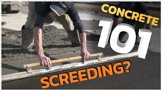 Different Ways to Screed Concrete