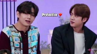 Taejin  JinV 뷔진  진뷔  How much protective Taejin can be of each other? No one mess with them.