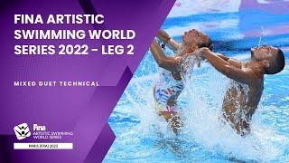 Re-Live Day 3  Mixed Duet Technical - FINA Artistic Swimming World Series - Leg 2 - Paris