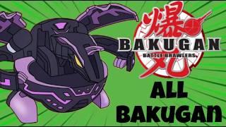 All Bakugan in Bakugan Battle Brawlers