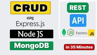 RESTful CRUD Create Read Update Delete API using Express.js Node.js and mongoDB