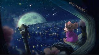 Watching the Meteor Shower on an August Night - Oldies playing in another room City night ambience