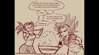 Kale & Cauliflas Rice  DBZ Comic Dub