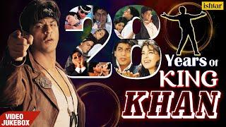 Songs Of Shah Rukh Khan  VIDEO JUKEBOX  28 Years of King Khan  Songs Of SRK  90s Songs