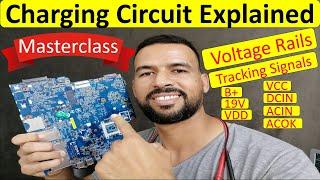 Master Laptop Motherboard Voltages and Signals Tracking  Charging Circuit Explained  Laptop repair