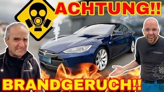 Brandgeruch beim Tesla Die Ursache ist unfassbar