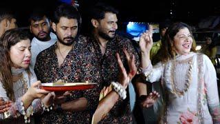 Sambhavna Seth With Husband Avinash Dwivedi Is Taking Their Ganpati Bappa Home