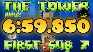 WORLD RECORD The Tower Speedrun in 659.850 Geometry Dash 2.2