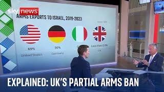 How significant is partial ban on UK arms to Israel?  Israel-Hamas war