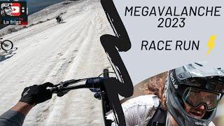 MEGAVALANCHE FULL RUN  ALPES DHUEZ 2023 Ebike ️ Epic battle for the podium