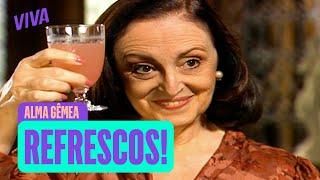 OS REFRESCOS DÉBORA ENVENENA BEBIDA PARA MATAR RAFAEL E CONFUNDE COPOS  ALMA GÊMEA  MELHOR DO DIA