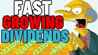 The Best Dividend Growth Stocks With FAST Growing Dividends For Long Term WEALTH 2024