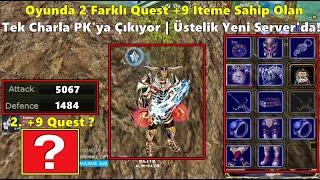 PHALANKS666 - Oyunda 2 Farklı +9 Quest İteme Sahip Olan Tek Charla PK Atıyor  Knight Online