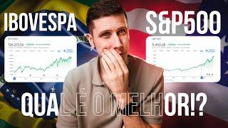 IBOVESPA vs. S&P 500 É melhor INVESTIR no BRASIL ou nos ESTADOS UNIDOS?  Estudo COMPLETO