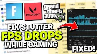 Fix Stutters & FPS Drops Due to CPU Bottleneck  Fix High CPU Usage While Gaming