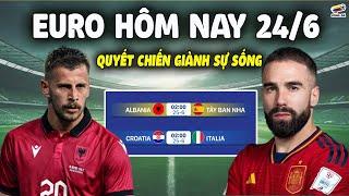 Lịch Thi Đấu Euro 2024 Hôm Nay 246 QUYẾT CHIẾN GIÀNH SỰ SỐNG Tin Trước Trận Nhận Định Dự Đoán KQ